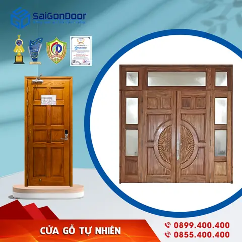 Top Mẫu Cửa Gỗ Cao Cấp 4 Cánh Đẹp 2024