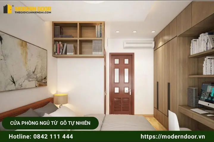 Cửa Phòng Ngủ Làm Từ Gỗ Tự Nhiên