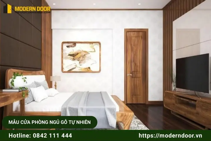 Cửa Phòng Ngủ Làm Từ Gỗ Tự Nhiên