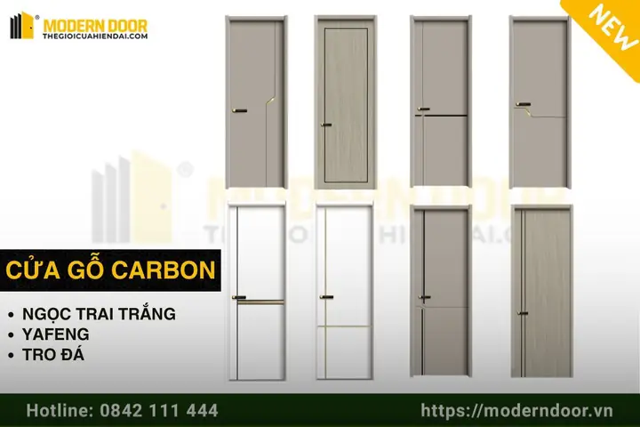 Cửa Phòng Ngủ Gỗ Carbon