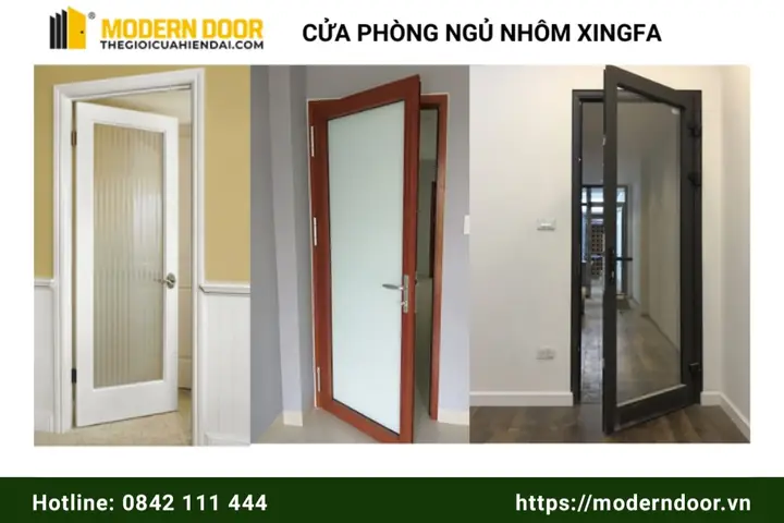 Mẫu Cửa Phòng Ngủ Nhôm Xingfa