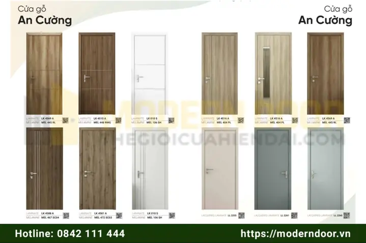 Cửa Phòng Ngủ Gỗ Công Nghiệp An Cường