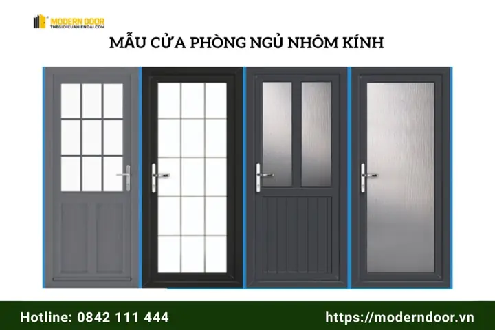 Mẫu Cửa Phòng Nhôm Kính