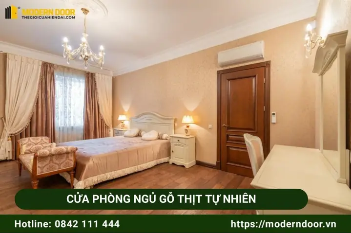 Cửa Phòng Ngủ Làm Từ Gỗ Tự Nhiên