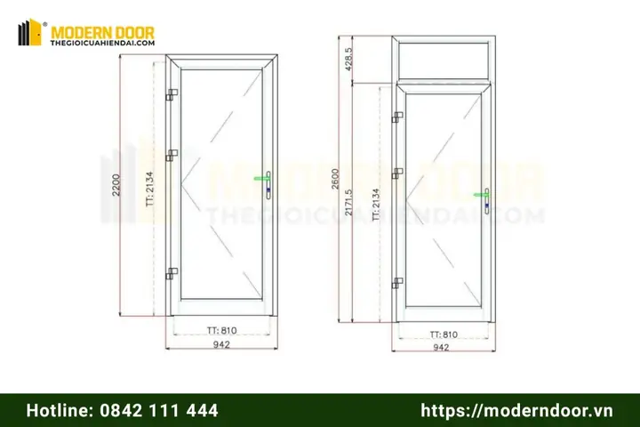 Tính Kích Thước Cửa Phòng Ngủ