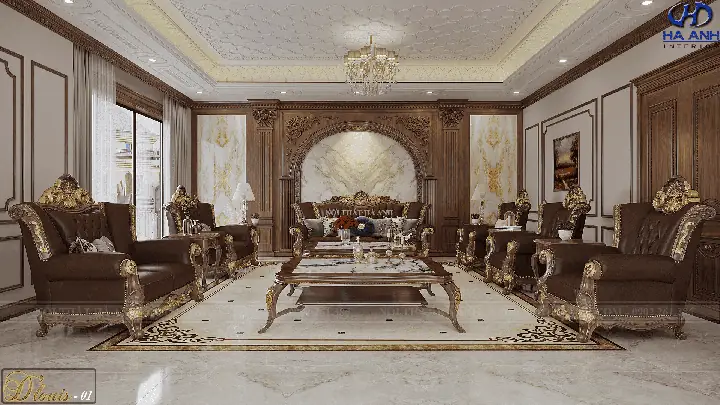 Bộ Sofa Tân Cổ Điển D’louis 01