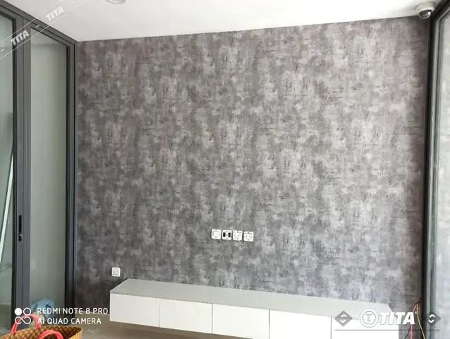 Trang Trí Giấy Dán Tường Đẹp Cho Phòng Ngủ Màu Xanh Hiện Đại