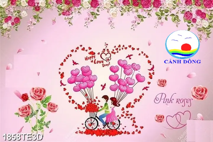 Decal Dán Tường Phòng Cưới