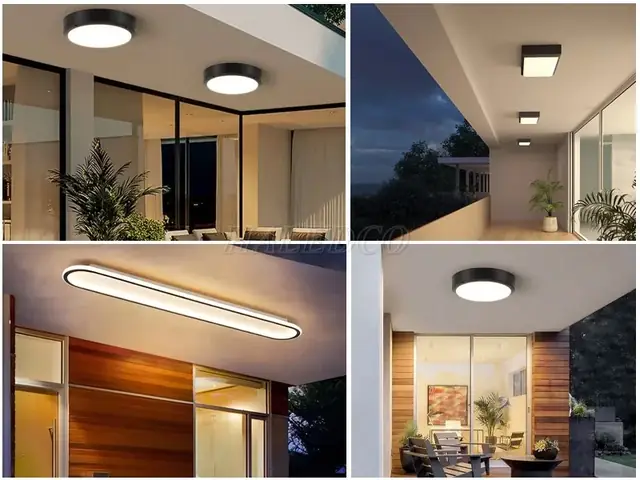 Các Loại Đèn Ốp Trần Ban Công