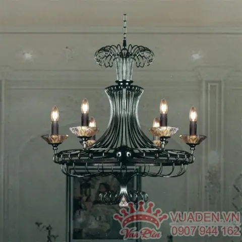 Đèn Chùm Châu Âu Kiểu Dáng Độc Đáo Trang Trí Phòng Khách