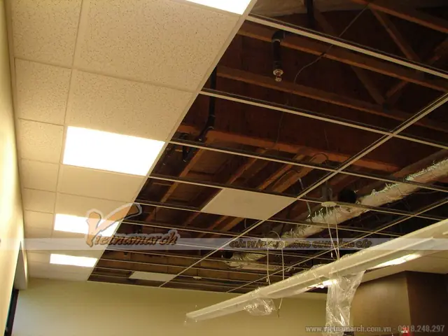 Định Mức Vật Liệu Thi Công Trần Thạch Cao