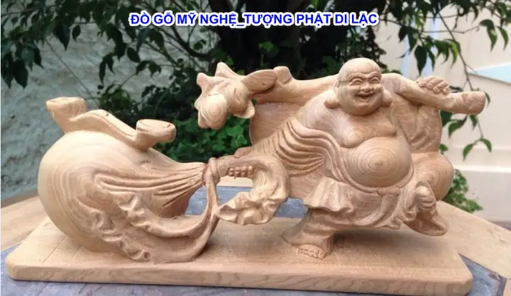 Tượng Gỗ Phật Di Lặc