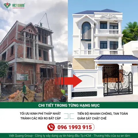 Hình Ảnh Thi Công Hoàn Thiện Nhà Ở Củaviệt Quang