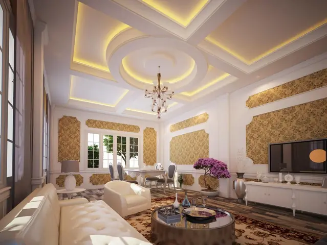 Trần Thạch Cao Phong Cách Cổ Điển