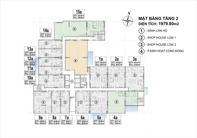 Mặt Bằng Tầng Tiện Ích – Căn Hộ Venus Luxury