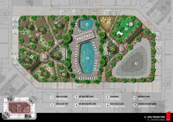 Tòa Chung Cư Cao Cấp Emerald Center Park Mĩ Đình