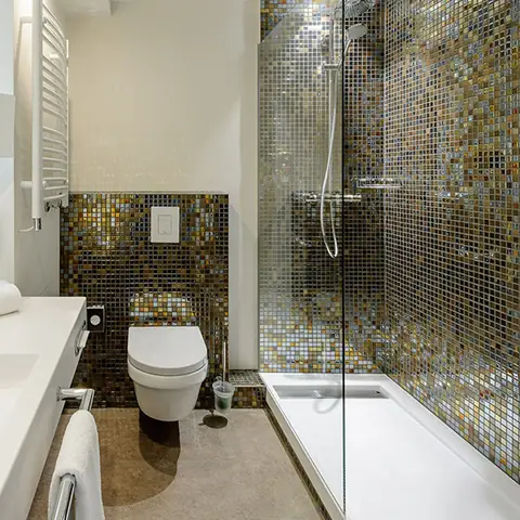 10+ Mẫu Gạch Mosaic Ốp Tường Nhà Vệ Sinh