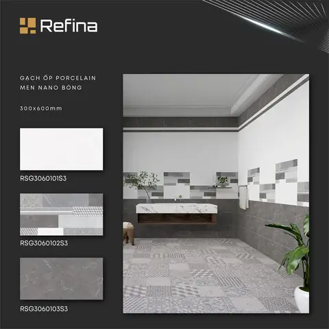 10+ Mẫu Gạch Ốp Tường Nhà Tắm Theo Bộ