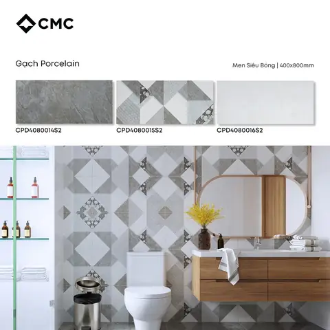 10+ Mẫu Gạch Ốp Tường Nhà Tắm Theo Bộ