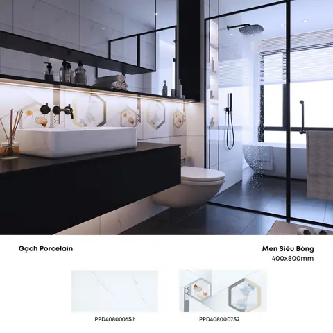 10+ Mẫu Gạch Ốp Tường Nhà Tắm Theo Bộ