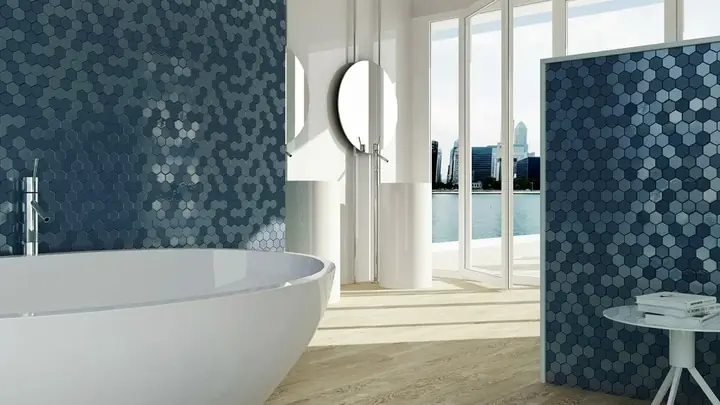 10+ Mẫu Gạch Mosaic Ốp Tường Nhà Vệ Sinh