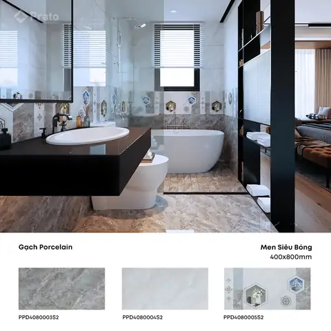 10+ Mẫu Gạch Ốp Tường Nhà Vệ Sinh Vân Đá