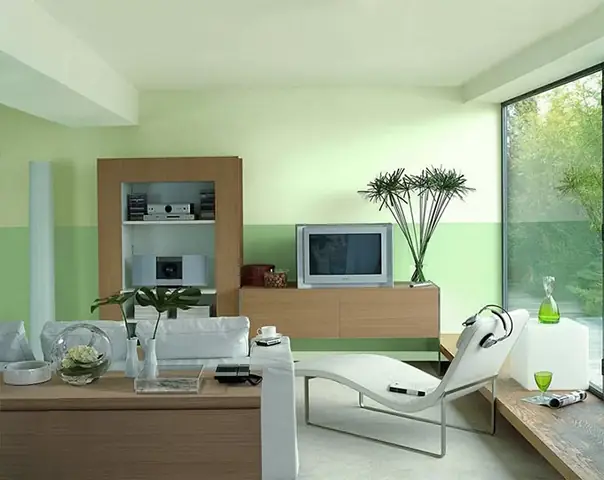 Mẫu Phòng Khách Xanh Lá Cây Nhà Cấp 4