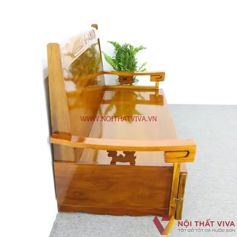 Ghế Trường Kỷ Kéo Thành Giường Gỗ Xoan Đàogg-1633