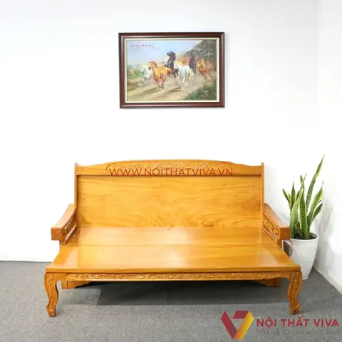 Ghế Trường Kỷ Giá Rẻ Gỗ Gõ Đỏ Tự Nhiên Gg-1458