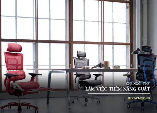 Ghế Công Thái Học – Ngồi Là “phê”