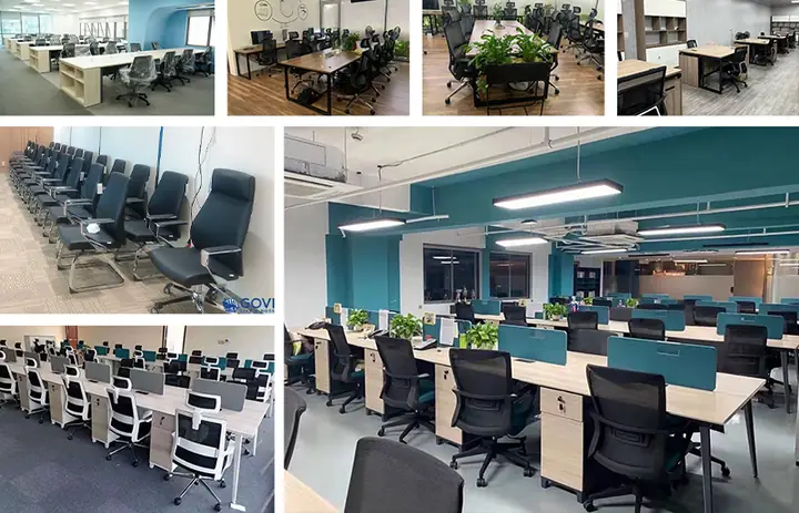 Các Công Trình Thực Tế Govi Đã Triển Khai Lắp Đặt Ghế Văn Phòng