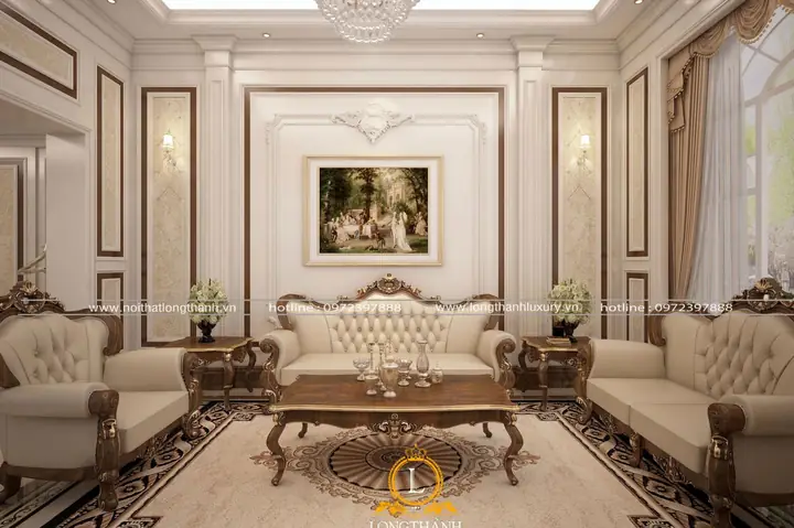 Chọn Mẫu Dán Tường Theo Diện Tích Phòng Khách