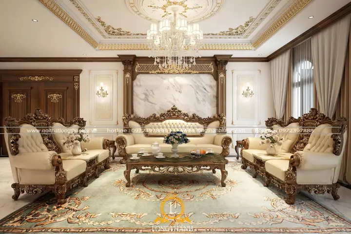 Mẫu Giấy Dán Tường Điểm Nhấn Cho Phòng Khách