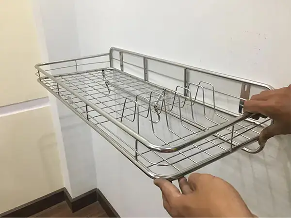 Giá Để Bát Đĩa Inox 4 Tầng Treo Tường Giá Để Bát Đĩa Inox 4 Tầng Treo Tường