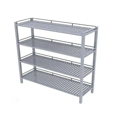 Giá Để Bát Đĩa Inox 4 Tầng Công Nghiệp Kích Thước Lớn