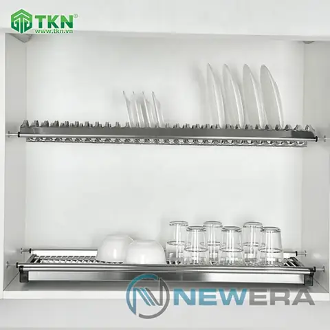 Giá Bát Đĩa Cố Định Tủ Bếp Trên