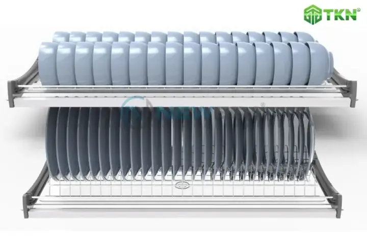 Giá Bát Đĩa Cố Định Tủ Bếp Trên