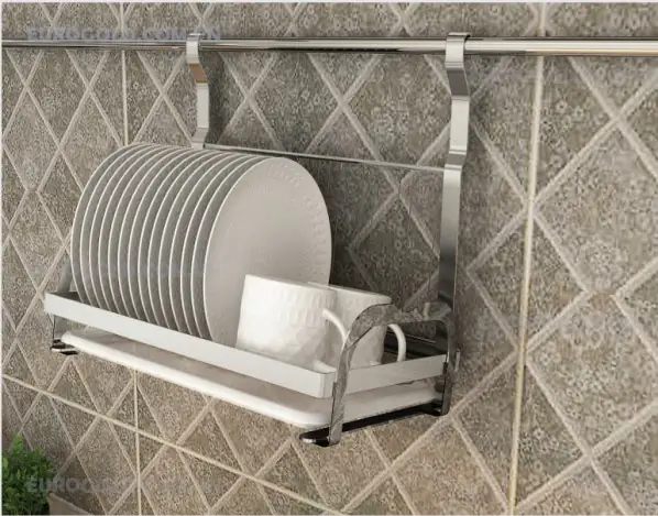 Giá Để Bát Đĩa Inox 304 Treo Trên Bồn Rửa