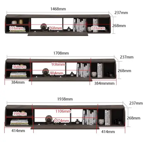 Thông Số Kỹ Thuậtgiá Để Tivi Hiện Đại Ghs-3580