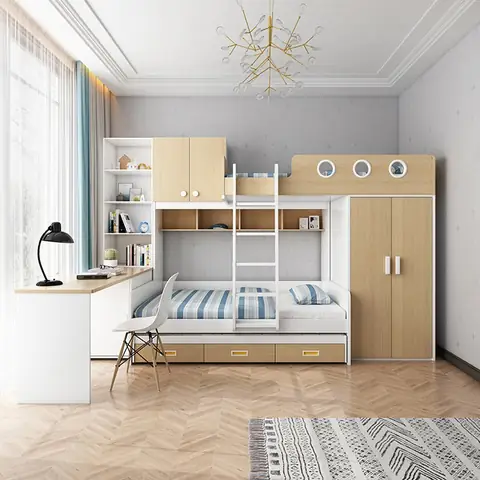 Giường Ngủ Kết Hợp Bàn Học