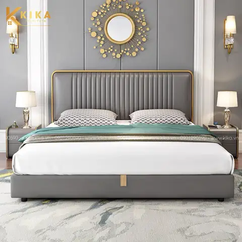 Giường Ngủ Bọc Da