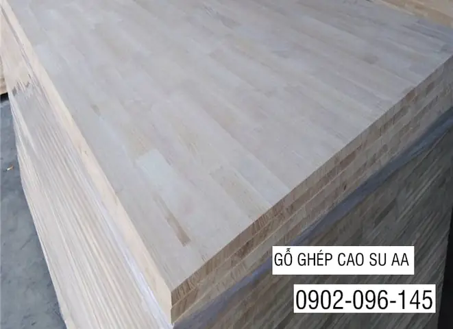 Gỗ Ghép Cao Su Tiêu Chuẩn Aa