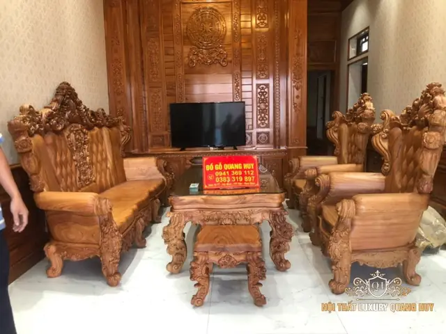 Bộ Bàn Ghế Hoàng Gia Phòng Khách