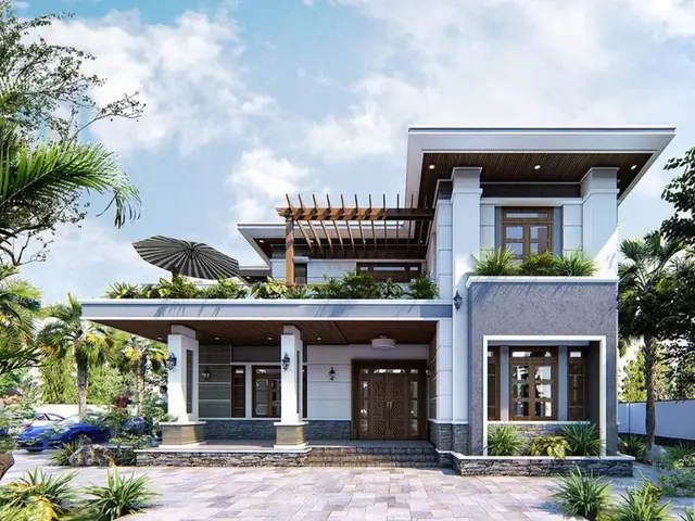 Tham Khảo Các Mẫu Thiết Kế Nhà 2 Tầng Đẹp Tham Khảo Các Mẫu Thiết Kế Nhà 2 Tầng Đẹp