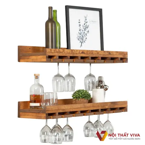 Kích Thước Giá Treo Ly Rượu Vang Bằng Inox Có Gì Khác So Với Giá Treo Ly Rượu Vang Bằng Gỗ?