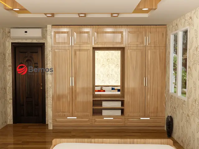 Giá Tủ Âm Tường Gỗ Tự Nhiên