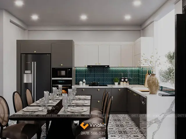 Báo Giá Tủ Bếp Mdf Lõi Xanh An Cường Tại Vinakit