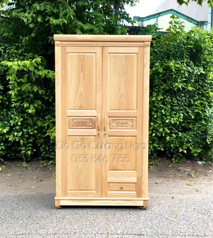 Tủ Quần Áo Gỗ Sồi Nga 3 Cánh Mẫu Đồng Tiền Đẹp
