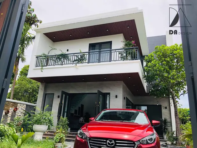 Nhà Phố Dấu Mái Kích Thước 9x17m