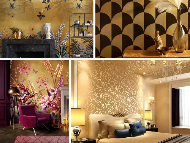 Tại Sao Giấy Dán Tường Màu Vàng Ánh Kim Được Ưa Chuộng? Tại Sao Giấy Dán Tường Màu Vàng Ánh Kim Được Ưa Chuộng?